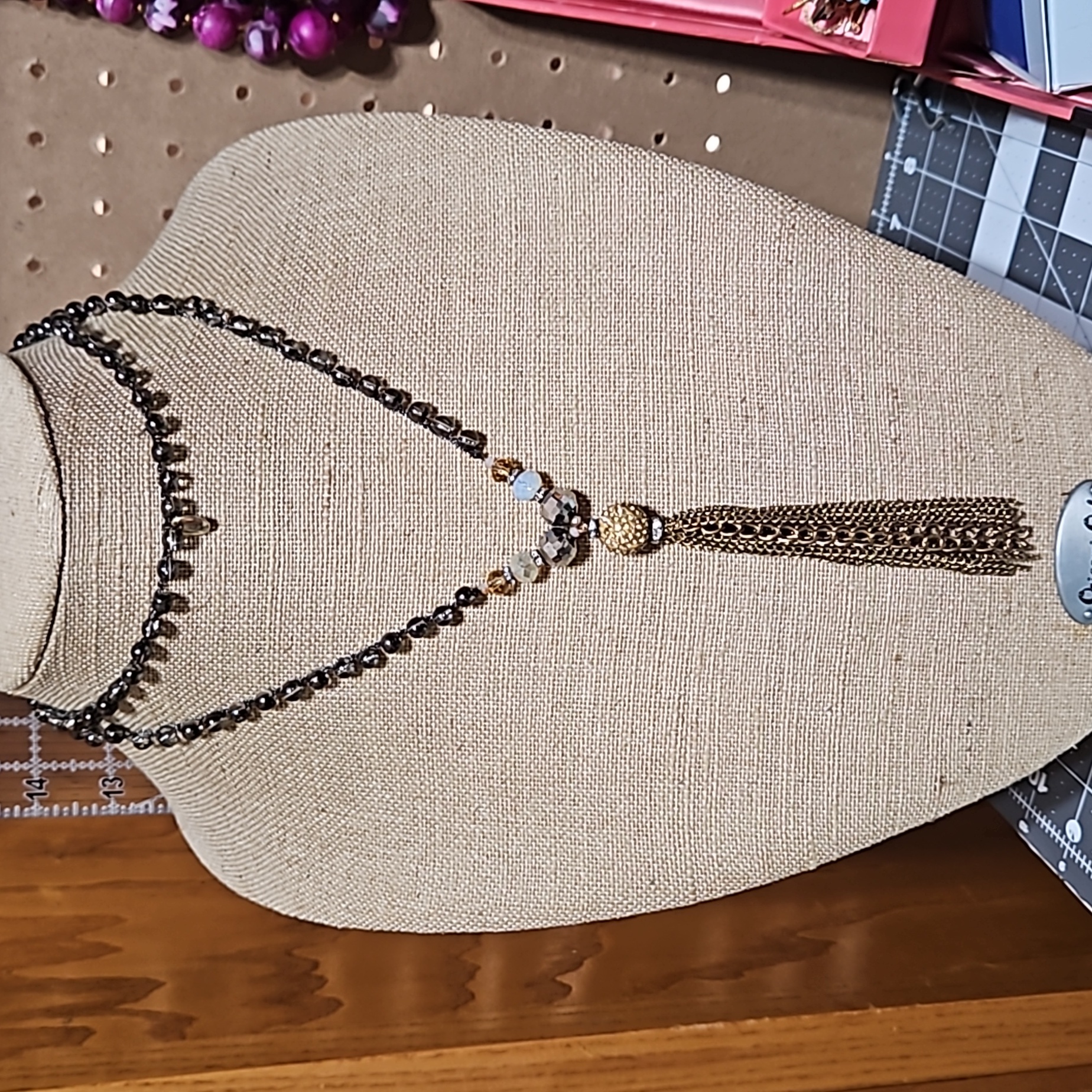 Vintage Rush By Dennis And Charles Glass Necklace